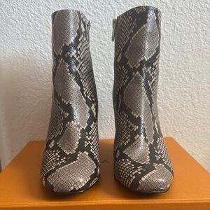 Steve Madden Snakeskin Booties